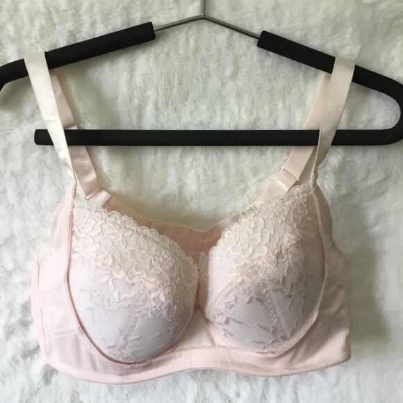 BodiBra Pink Lace Support & Shaping Bra - Picture 1 of 12